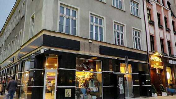 Katowice,  Commercial building. Claimed and returned to legal heirs